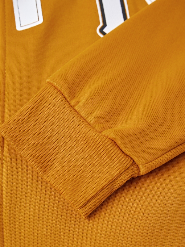 Men's Hip Pop Print Full Zipper Oversized Hoodie-6