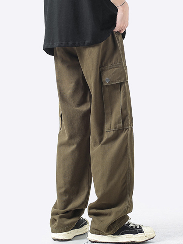 Men's Big Pocket Cargo Pants-1