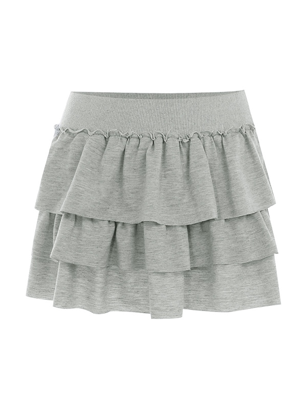 Ultra Short Cake Mini Skirt-3